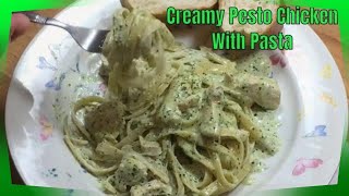 Creamy Pesto Chicken With Pasta  Pesto Chicken Pasta Recipe  MOLCS Easy Recipes [upl. by Ashia]