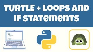 If Statements and Loops together with Turtle [upl. by Etnaed]