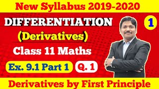 Differentiation Ex 91 Part 1 Derivatives by First Principle  Class 11 Maths  Dinesh Sir [upl. by Bate]