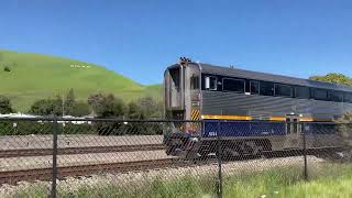 Amtrak cc in Niles southbound [upl. by Ellevehs]