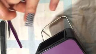 Jamberry wraps on curved nails  for beginners [upl. by Pru]