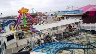 Flitzer front seat onride HD POV Jenkinsons Boardwalk [upl. by Siraved]