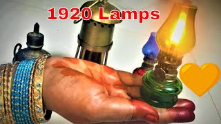 Beautiful Mini Antique Lamps  Oil Lamps  Vintage Lamps [upl. by Yttig]