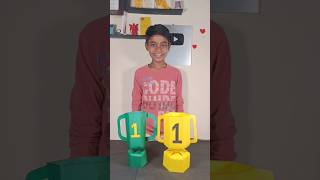 how to make paper trophy at home  paper se trophy kaise banaen  easy paper trophy shorts craft [upl. by Saberhagen763]