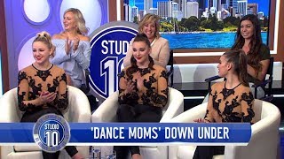 Dance Moms Stars In Australia For The Irreplaceables Tour  Studio 10 [upl. by Ryon]