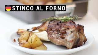 Ricetta stinco al forno  Germania [upl. by Yarrum724]