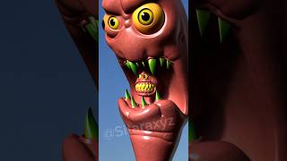 Red cannibal chillies vs cannibal onion animation 3danimation shorts [upl. by Alodi865]