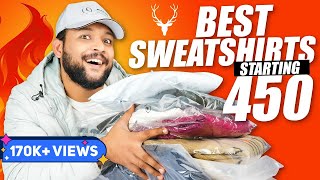 Top 5 Best SweatshirtSweater For Men 🔥 Budget Sweatshirt Haul 2022  GAP FUGAZEE  ONE CHANCE [upl. by Ayote]