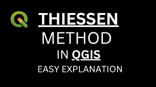 Easy Tutorial  How to perform Thiessen Method in QGIS [upl. by Warila]