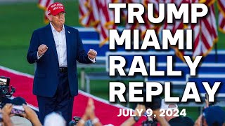 WATCH REPLAY Donald Trump Rally  Miami Florida [upl. by Ulphia]