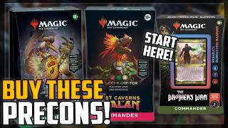 Top 5 Best Precon Decks for Commander for Beginners Bloomburrow UPDATE  Magic The Gathering [upl. by Frolick]