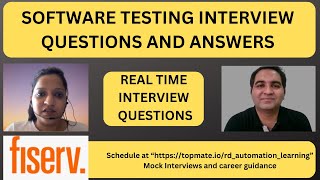 Software Testing Interview Questions and Answers  RD Automation Learning [upl. by Enneite]