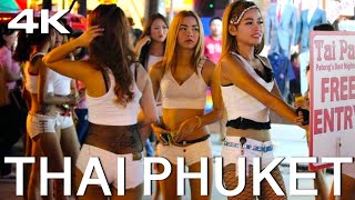 Patong Beach Thailand Phuket 4K Walk Nightlife [upl. by Rebeca321]