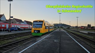 Oberpfalzbahn Regioshuttle in Schwandorf [upl. by Pogue195]