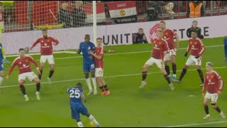 Moises Caicedo goal vs Manchester United 😱  Manchester United 11 Chelsea [upl. by Auqeenahs]