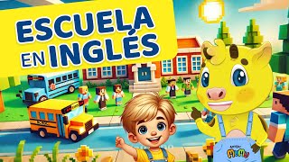 INGLÉS PARA NIÑOS  PARTES DE LA ESCUELA EN INGLÉS  APRENDER INGLÉS [upl. by Anayik539]