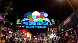 BANGLA ROAD Patong Beach Phuket 4K [upl. by Annodas525]