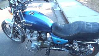 1981 Kawasaki KZ1000LTD Cold Start [upl. by Kerri]