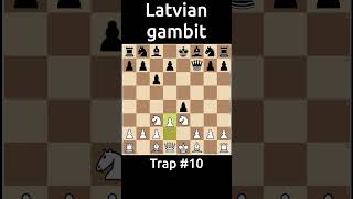 🔥 Crushing the Latvian Gambit White’s Winning Traps ♟️ Trap 10 [upl. by Attelra769]