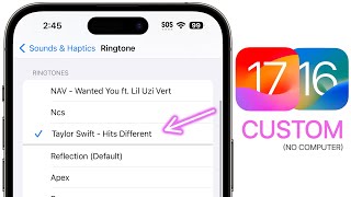 How to Set ANY Song as RINGTONE on iPhone Easiest Way [upl. by Firehs342]