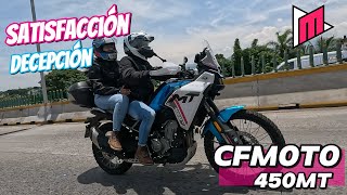 CFMOTO 450 MT  Experiencia 5000km  Velocidad crucerotop speed  ¿CALIDAD  lo bueno y lo malo [upl. by Hazeghi506]