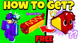 NEW🌭How To Get SECRET Hot Dooooog PET In Pet Simulator X New Update [upl. by Venetis]