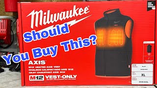 Milwaukee M12 Axis Heated Vest Fit Review and Fit Test [upl. by Deutsch]