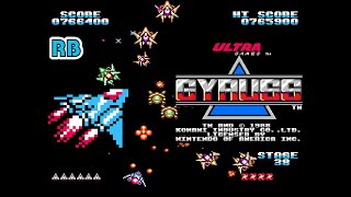 1989 60fps NES Gyruss 1236500pts Loop223 [upl. by Anile]