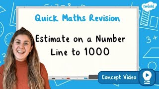 How Do You Estimate on a Number Line to 1000  KS2 Maths Concept for Kids [upl. by Hollander]