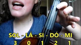 Porque ele vive no violino TUTORIAL [upl. by Richart]