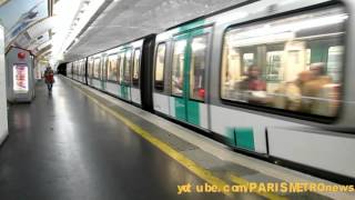 Marcel Sembat métro de Paris line 9 [upl. by Riddle]