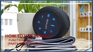 HOW TO USE ZEALOT FUNCTION S64 SUPER BASS WIRELESS SPEAKER  PARTY ADD FUNCTION ZEALOT S64 [upl. by Samantha]