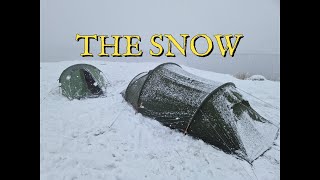 The Snow  Wild Camping  Lake District  Fjallraven Abisko Shape 3 [upl. by Seroka]