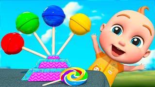 Lollipop Finger Family Song  Baby Finger Where Are You  PulkaCoco‬ Nursery Rhymes amp Kids Songs [upl. by Kleeman]