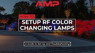 How To Set Up our RF ColorChanging Lamps  AMP Lighting [upl. by Anived]