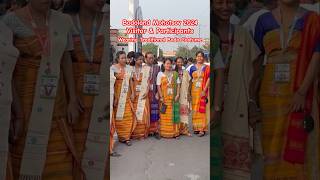 Bodoland Mohotsov  Visitors amp Participants Wearing Traditional Bodo Costume  Shorts [upl. by Akener]