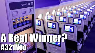 Did United get EVEN BETTER A321Neo Economy Review [upl. by Merlin600]