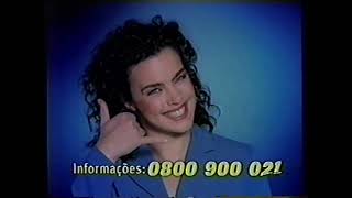 Comercial Quer um desconto Faz um 21  Embratel com Ana Paula Arósio FEV2000 [upl. by Biddick]