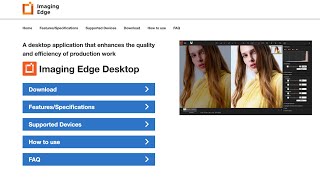 Sony Imaging Edge Desktop Tutorial for Remote Shooting and Tethering Your Camera [upl. by Anaic2]