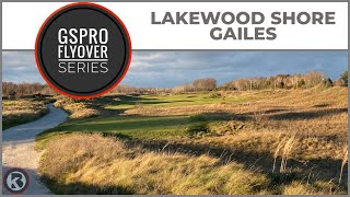 GSPro Course Flyover  Lakewood Shores Gailes  Designed by JPruitt10 [upl. by Nohtan]