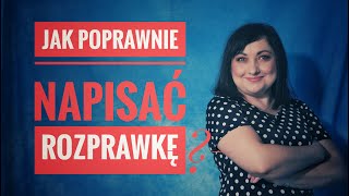 Jak napisać poprawnie rozprawkę maturalną na przykładzie matury poprawkowej z 2020 roku [upl. by Ylellan]