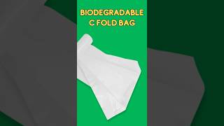 Biodegradable C Fold Bags EcoFriendly Convenience plasticbagwholesale biodegradablebag cfoldbag [upl. by Ydollem394]