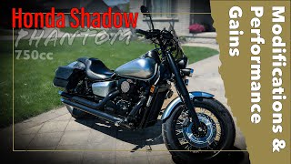 Honda Shadow Phantom  Modifications amp Performance Comparison [upl. by Eula]