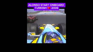 ALONSO START TURKISH 🇹🇷 2006 v8 f1onboard formula1 alonso [upl. by Aicercul]