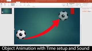 PowerPoint animation move object from one point to another [upl. by Enael7]