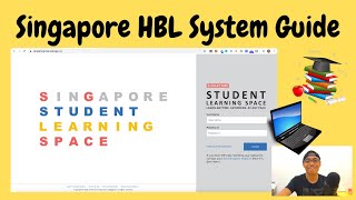 Guide To Home Based Learning Singapore System  Student Learning Space Tutorial [upl. by Nahk]