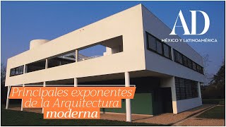 Los arquitectos más importantes de la arquitectura moderna [upl. by Annalise770]