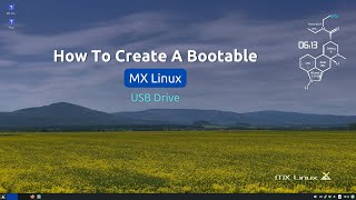 How To Create A Bootable MX Linux USB Drive [upl. by Esnofla]