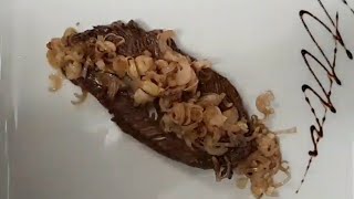 Recette de Cuisine LOnglet de Boeuf à Léchalote [upl. by Nagiam]