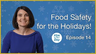 Food Safety Tips for the Holidays  FDA In Your Day Ep 14 [upl. by Nauqram]